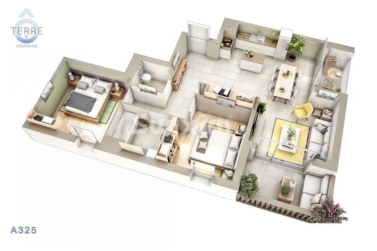 appartamento 3 Camere in vendita su Douvaine (74140)