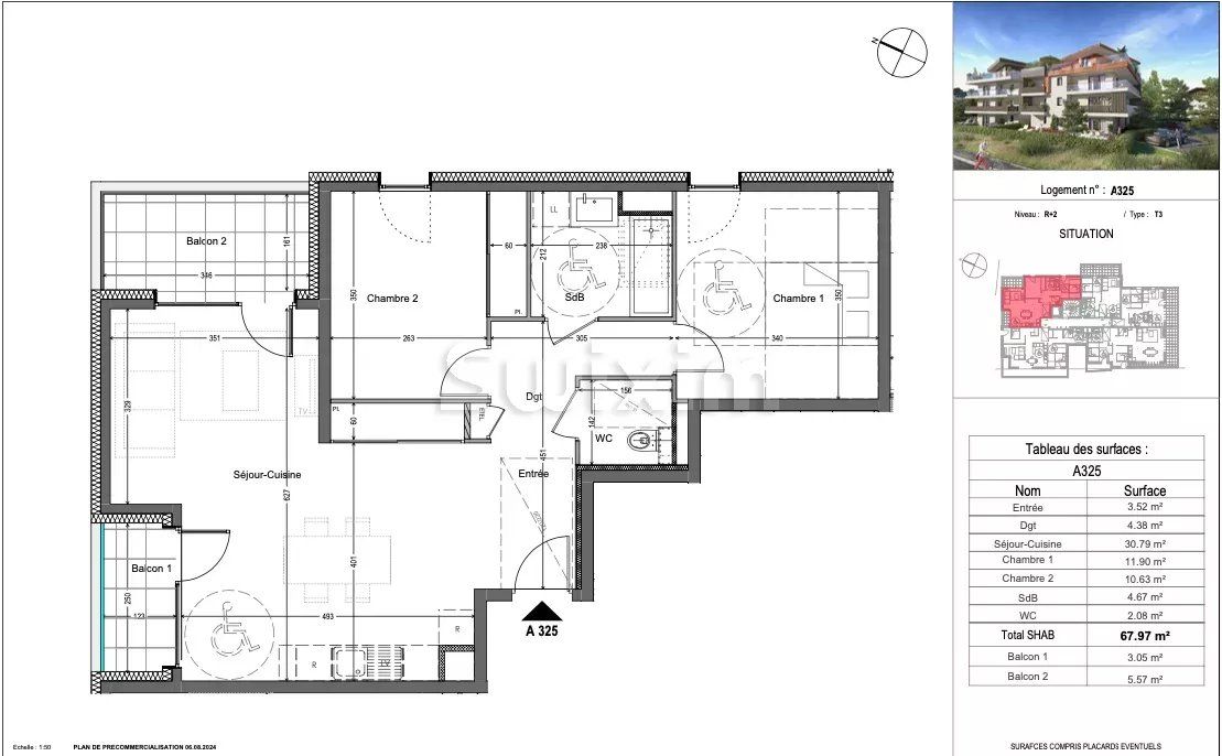appartamento 3 Camere in vendita su Douvaine (74140)