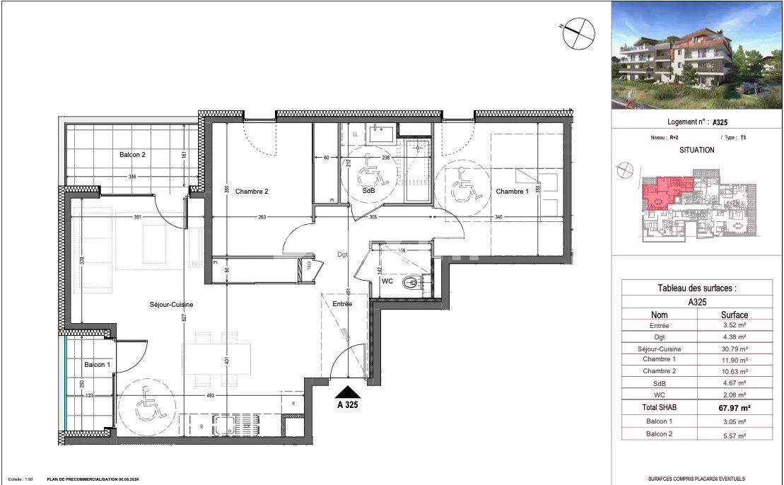appartamento 3 Camere in vendita su Douvaine (74140)