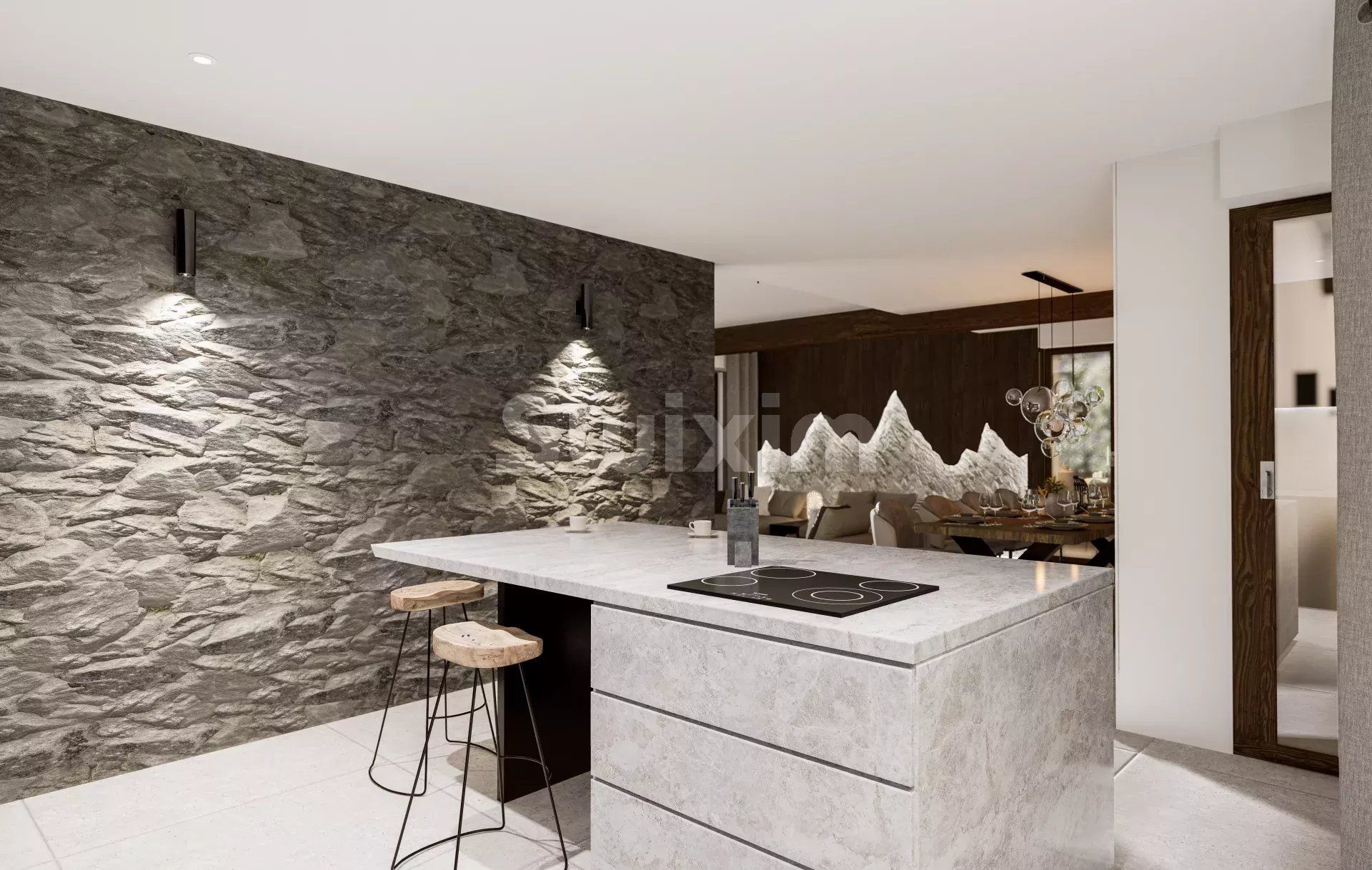 apartment 1 room for sale on Praz-sur-Arly (74120)