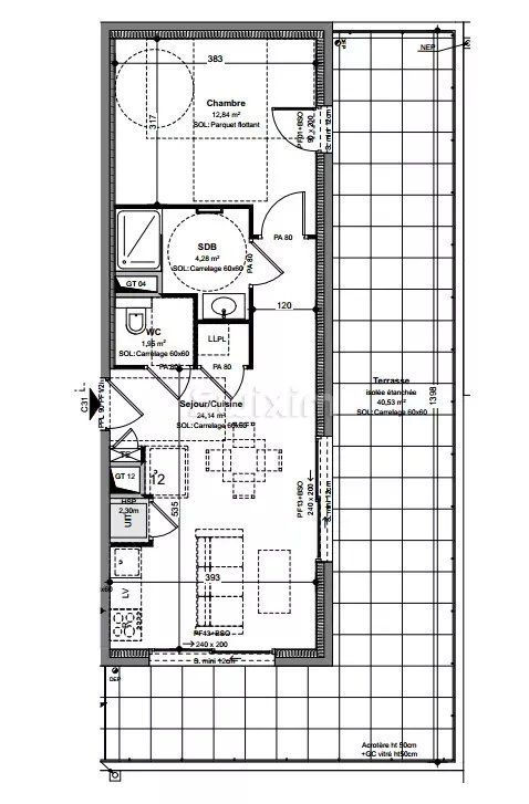 apartment 2 Rooms for sale on Charbonnières-les-Bains (69260)