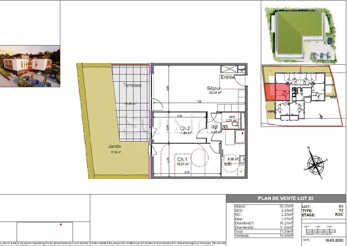 appartamento 3 Camere in vendita su Wolxheim (67120)