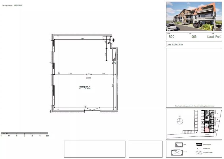 Sale Activity premises Dingsheim 1&nbsp;room 46.5&nbsp;m²