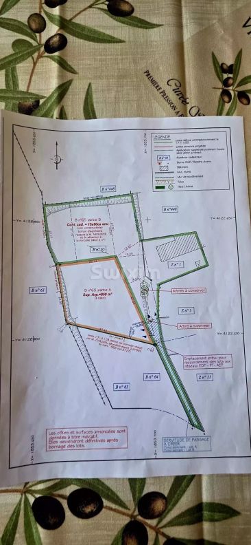 Vente Terrain à bâtir Tulette 950 m²