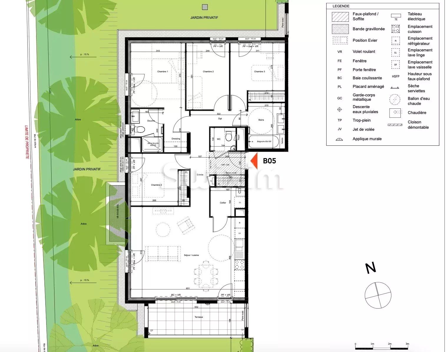 appartement 5 Pièces en vente sur Francheville (69340)