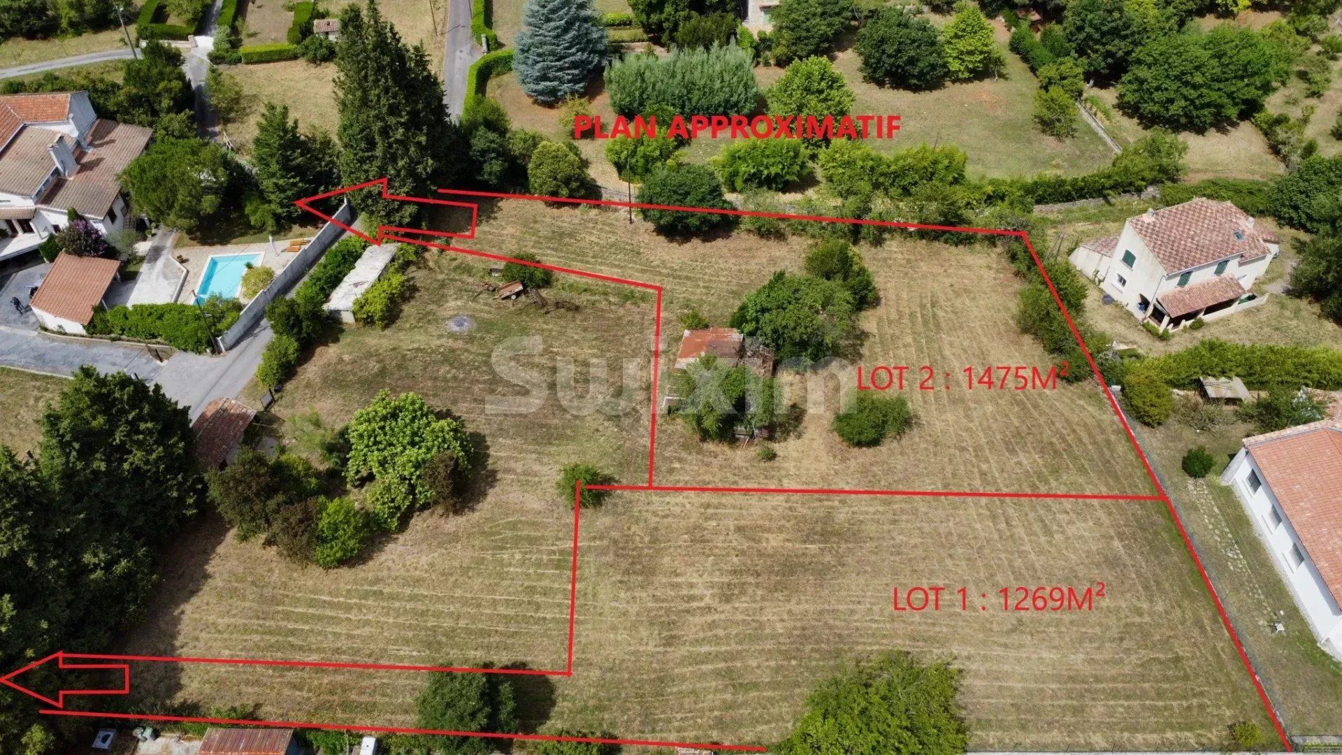 terrain en vente sur Branoux-les-Taillades (30110)