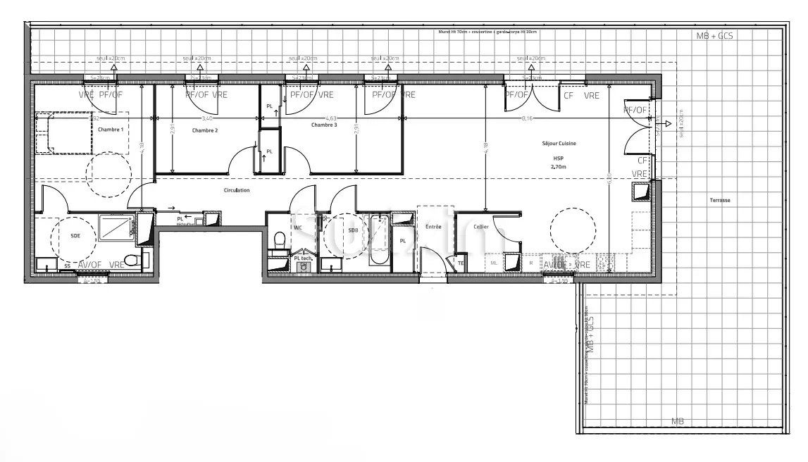appartement 4 Pièces en vente sur Fleurieux-sur-l'Arbresle (69210)