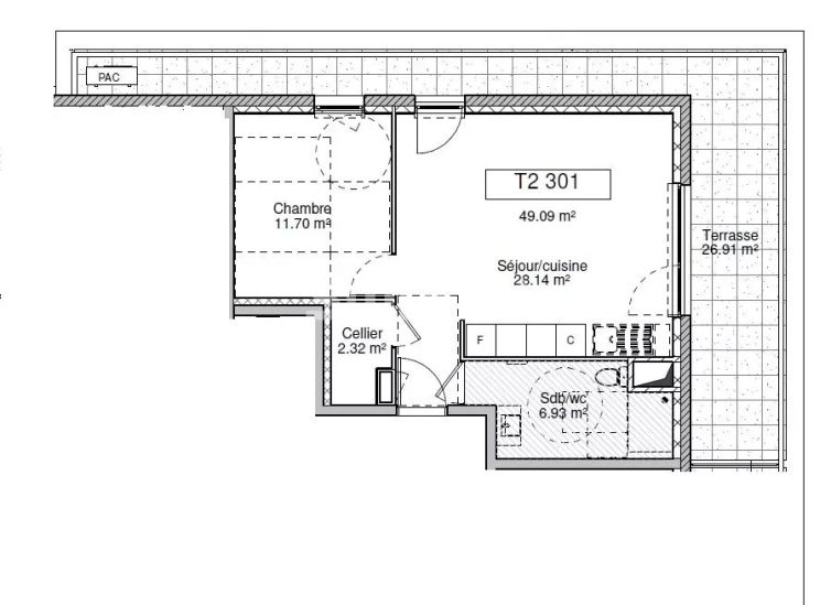 Verkauf Appartement Villard-Bonnot 2 Zimmer 49.09 m² — 6