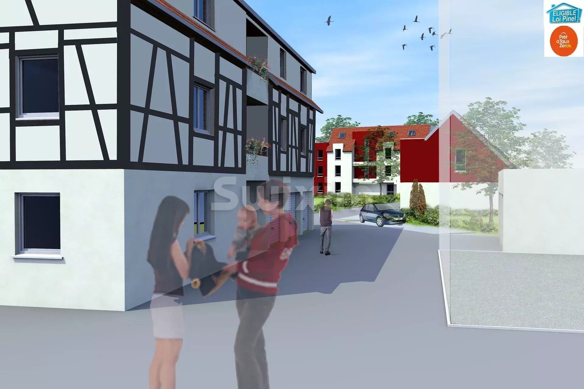 Vendita Appartamento Oberschaeffolsheim 2 Camere 34.46 m²