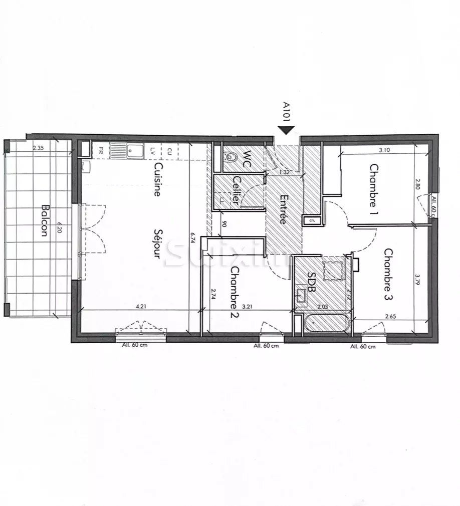 appartement 4 Pièces en vente sur Loisin (74140)