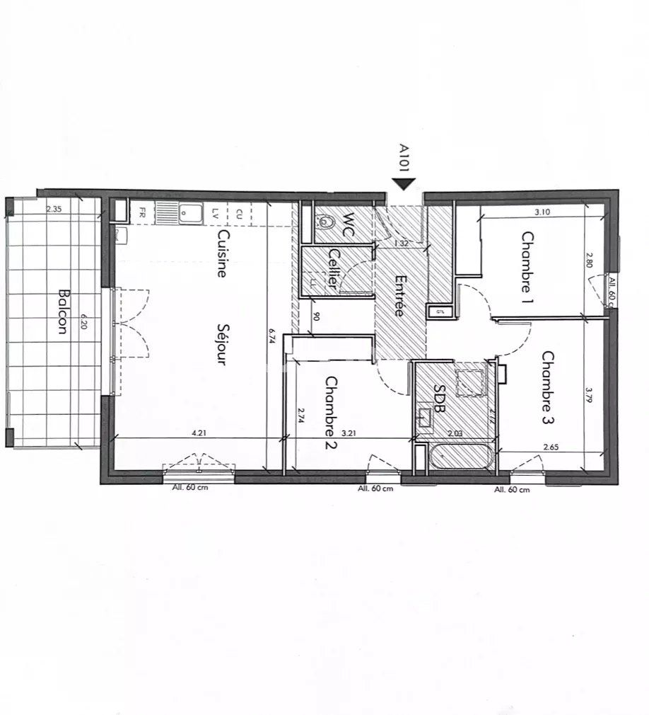 appartement 4 Pièces en vente sur Loisin (74140)