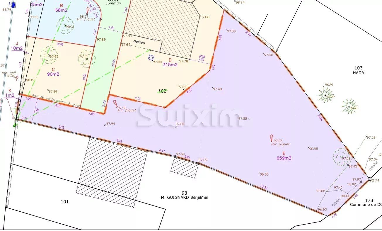 terrain en vente sur Dole (39100)