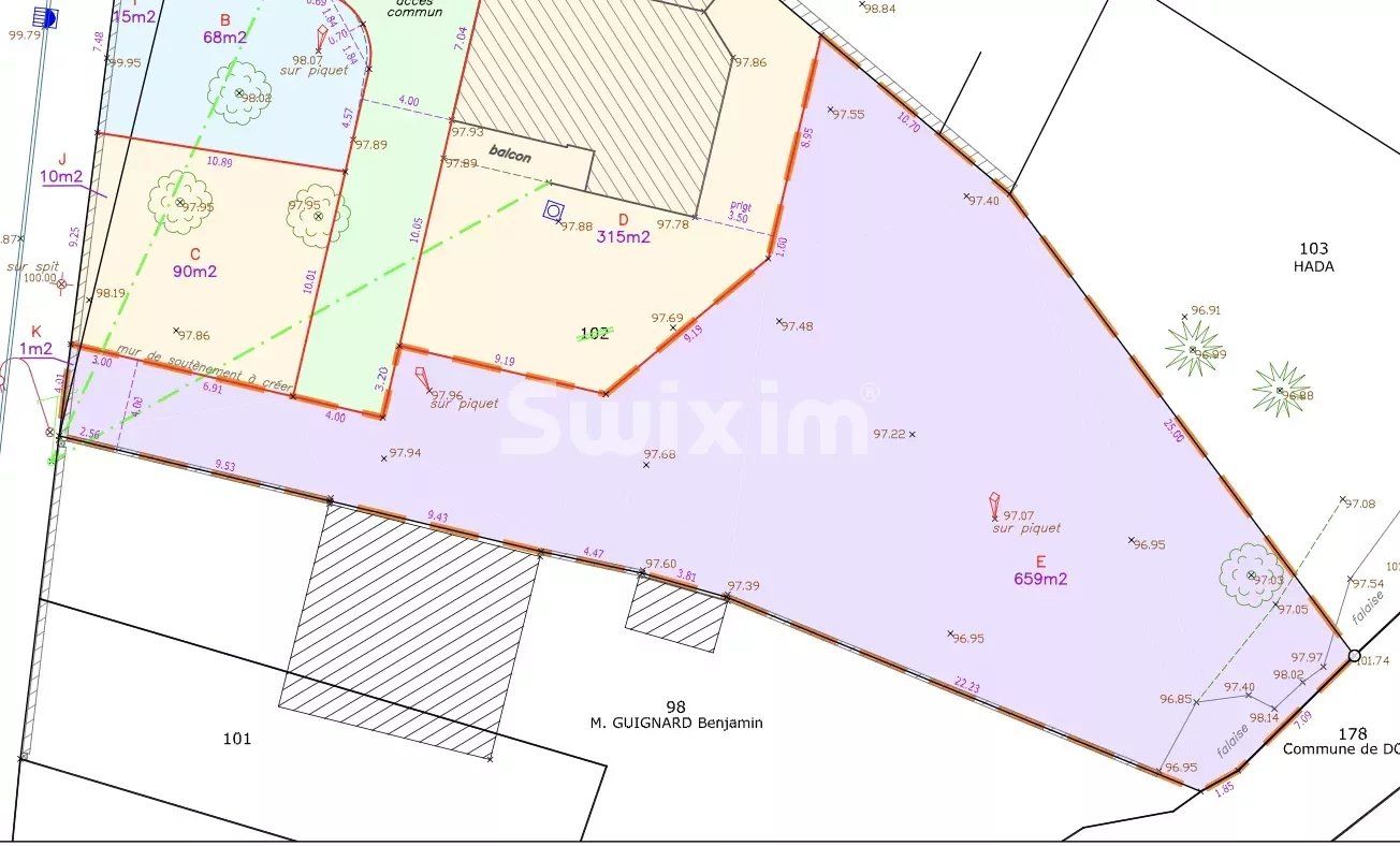 land for sale on Dole (39100)