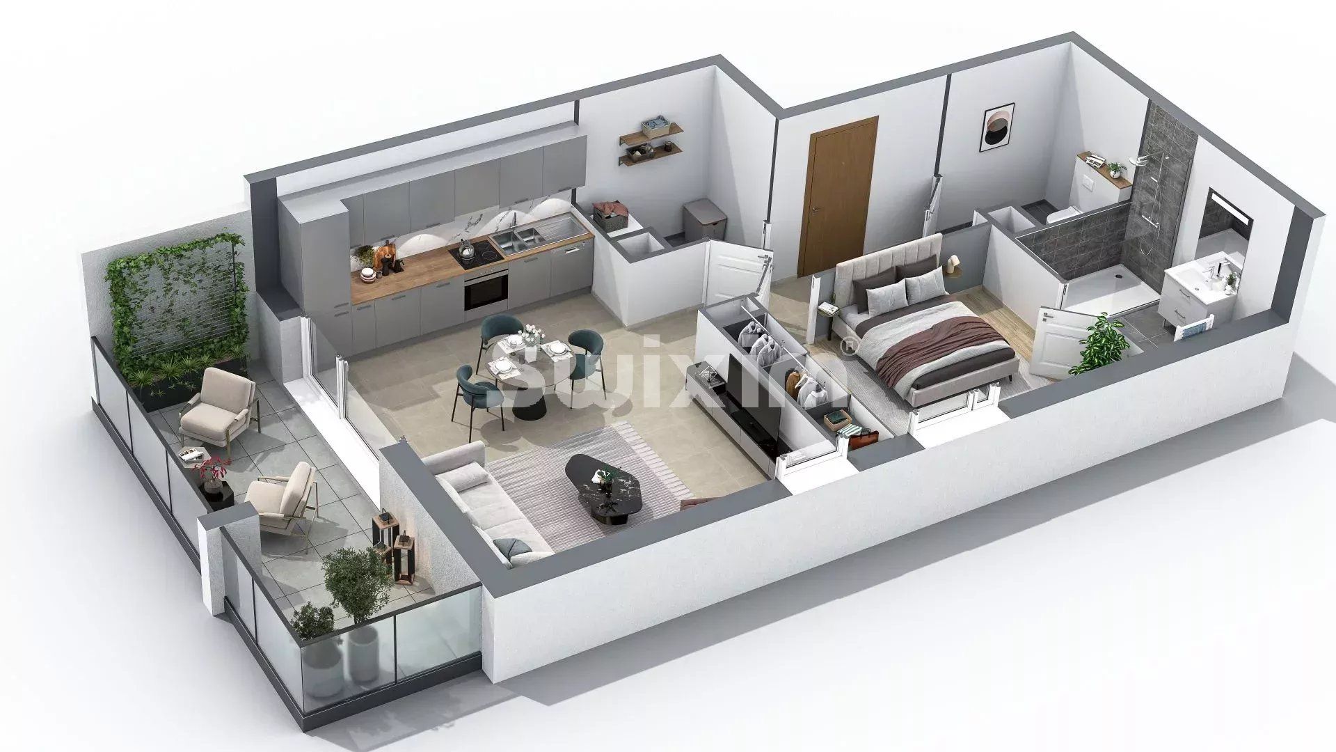 appartement 2 Pièces en vente sur Reignier-Ésery (74930)