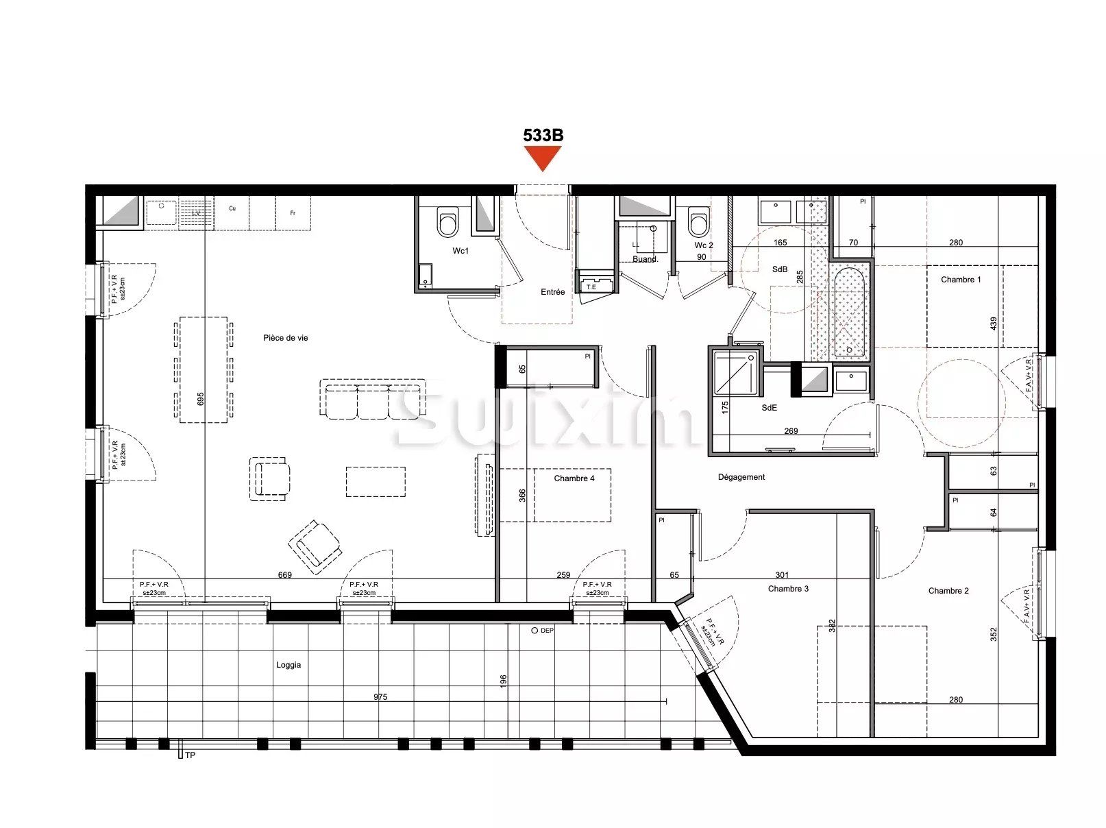 appartement 5 Pièces en vente sur Francheville (69340)