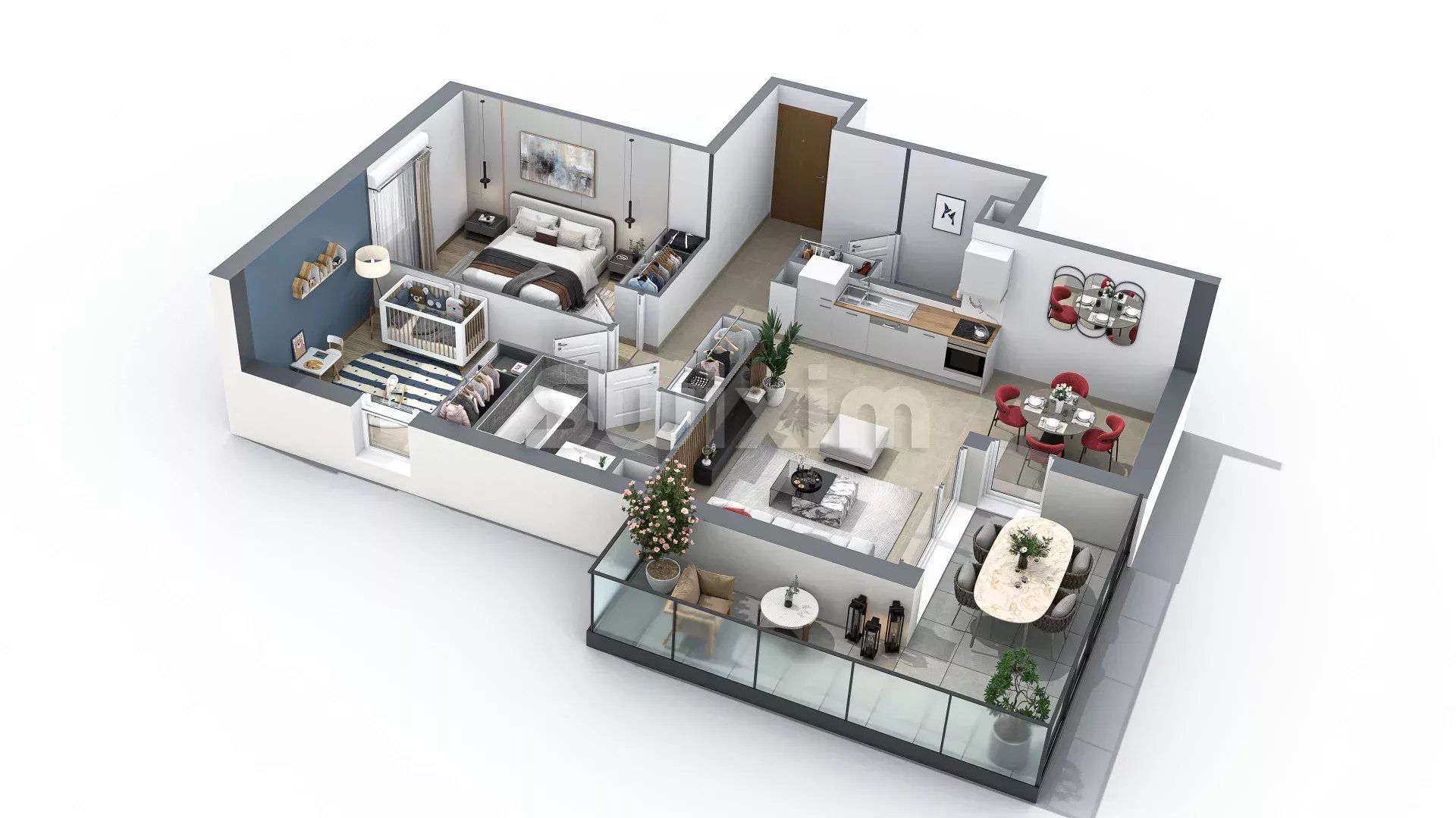 appartement 3 Pièces en vente sur Reignier-Ésery (74930)