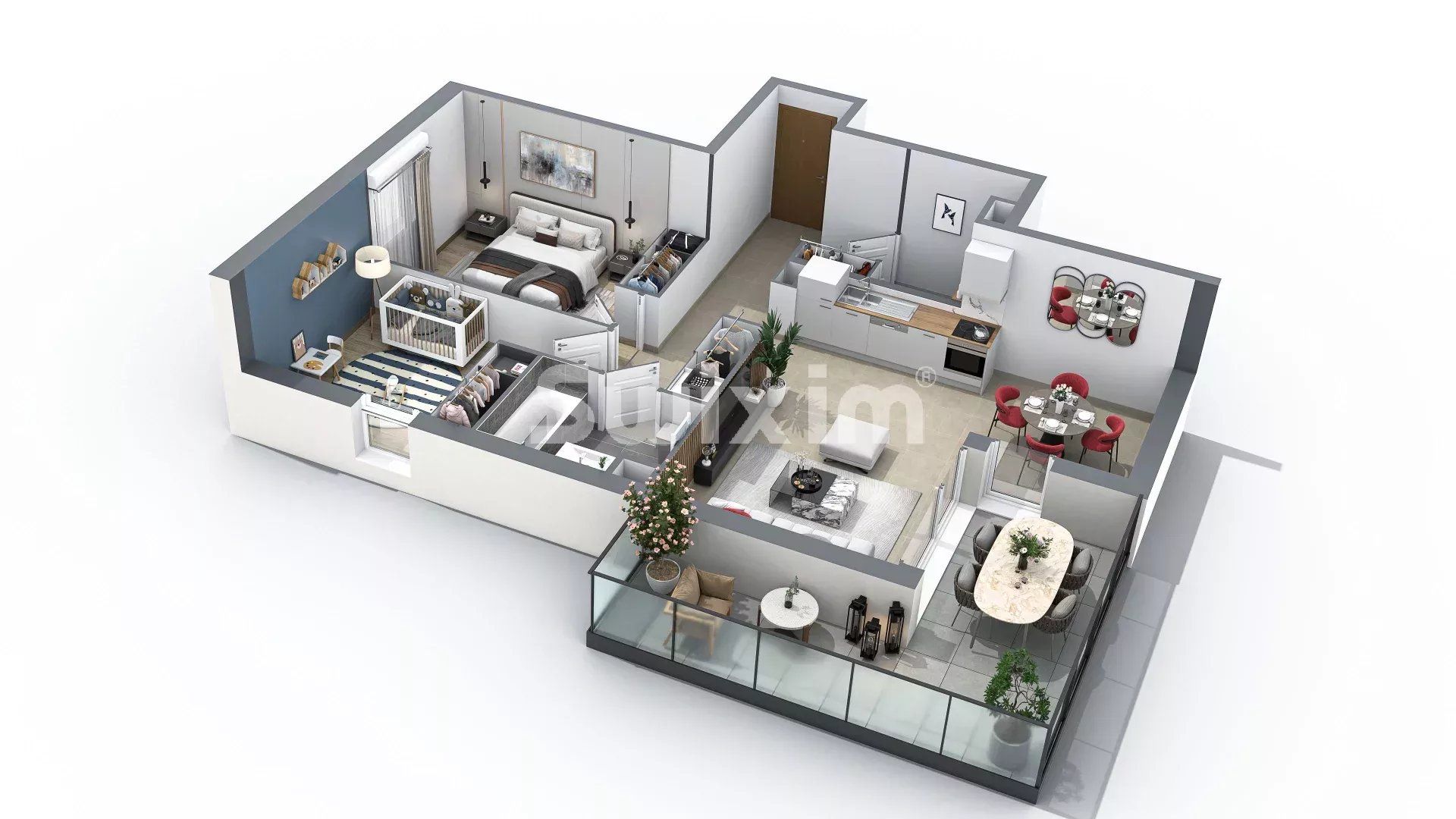 appartement 3 Pièces en vente sur Reignier-Ésery (74930)