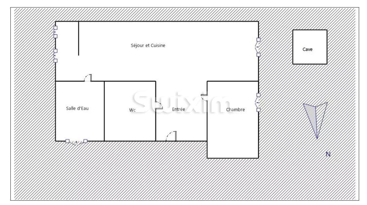 appartement 2 Pièces en vente sur Paris 20ème (75020)