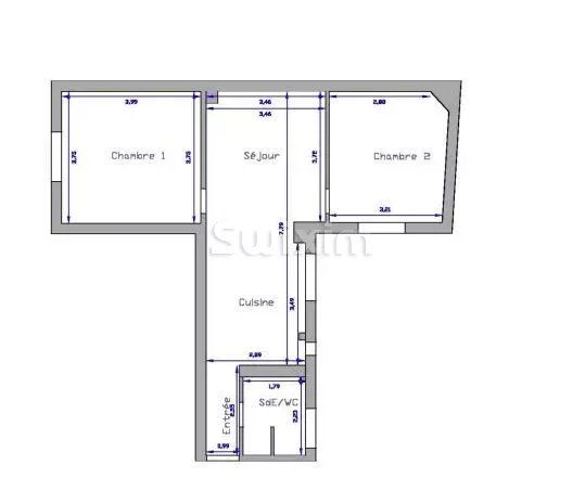 appartement 3 Pièces en vente sur Paris 11ème (75011)