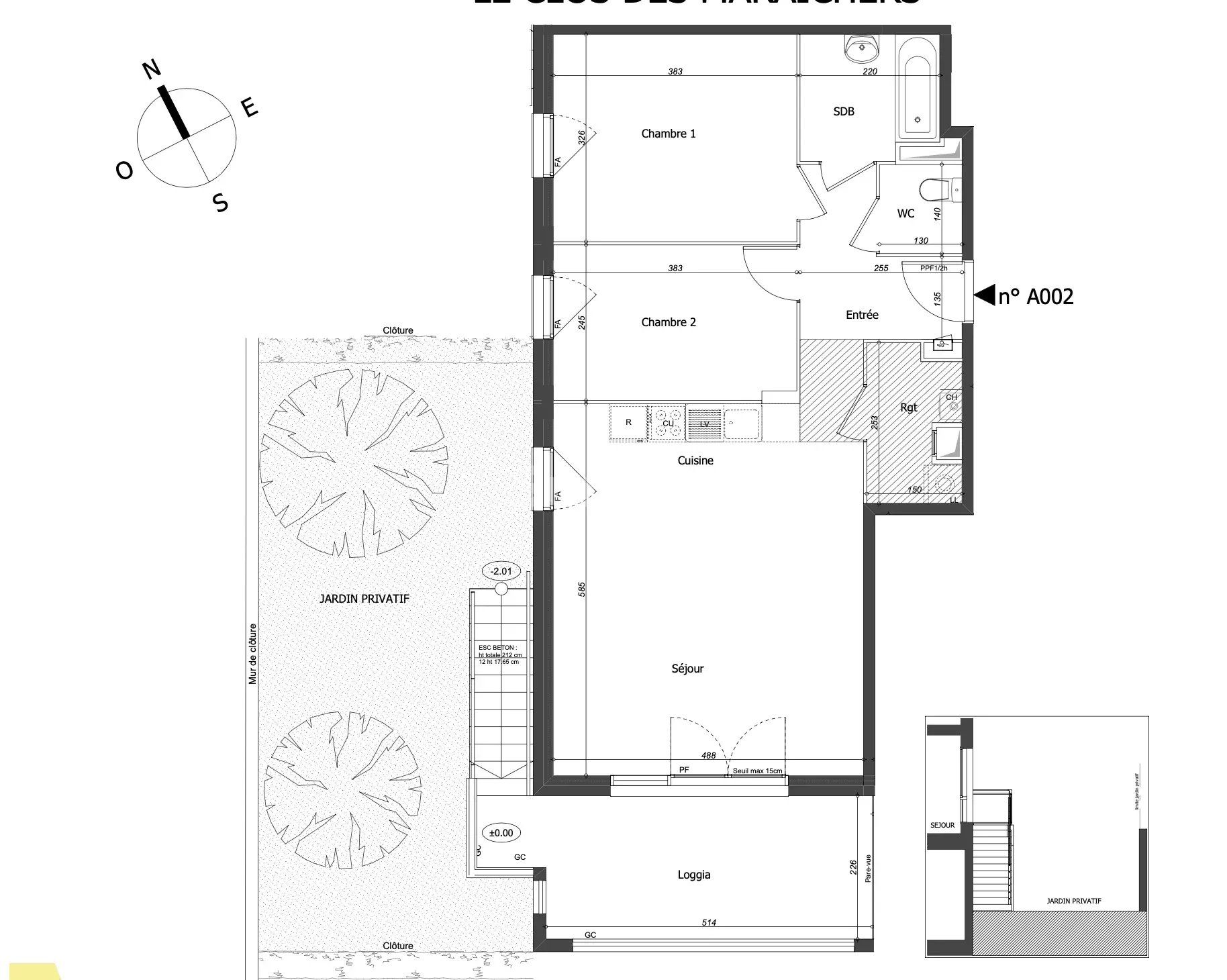 appartement 3 Pièces en vente sur Bourg-en-Bresse (01000)