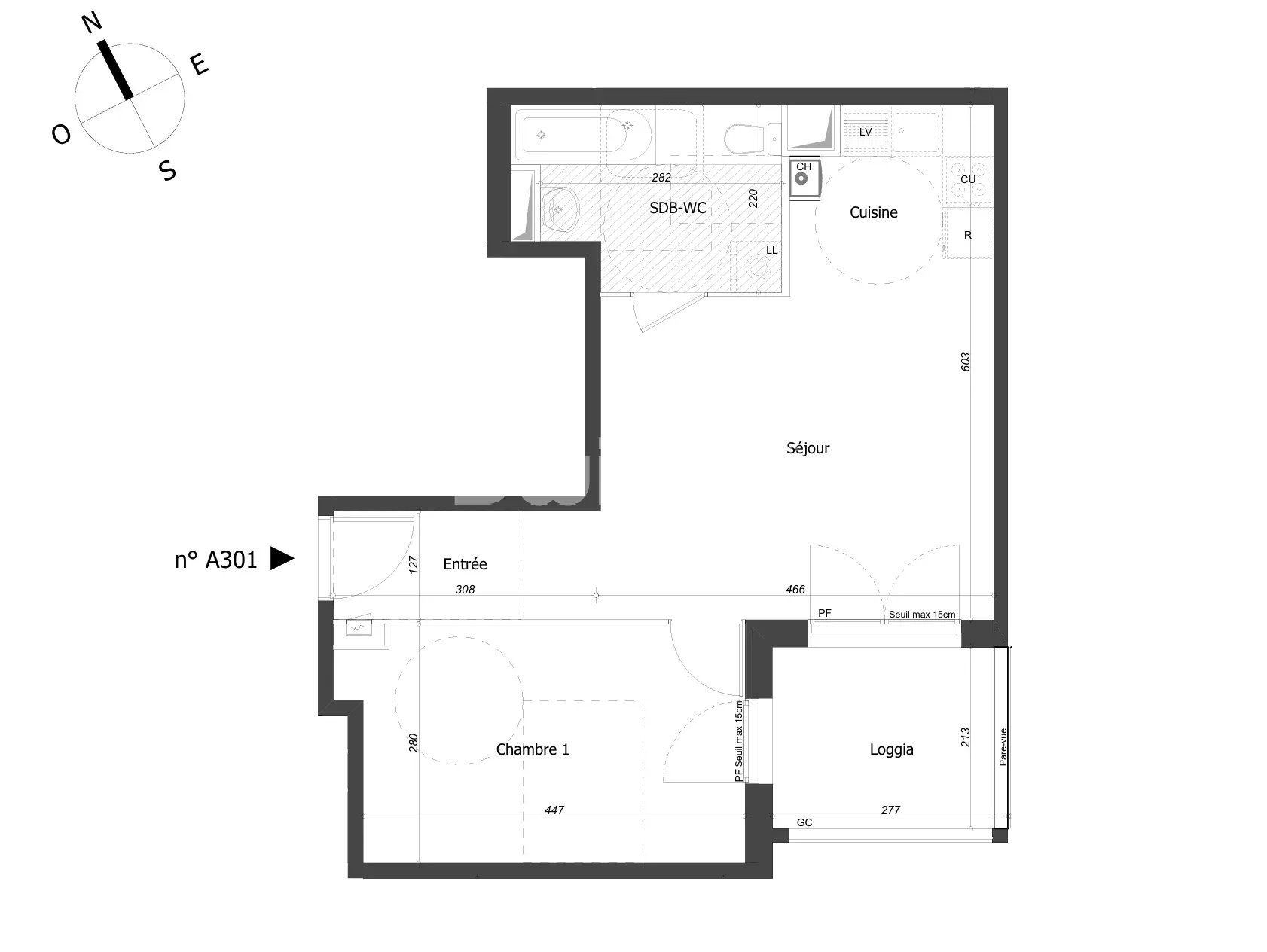 apartment 2 Rooms for sale on Bourg-en-Bresse (01000)