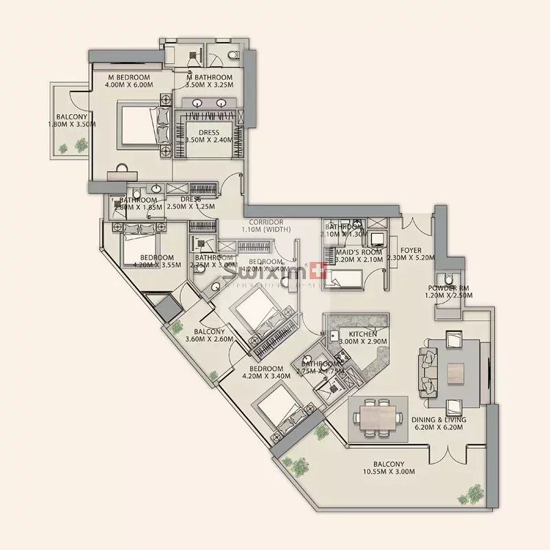 appartement en vente sur Dubai