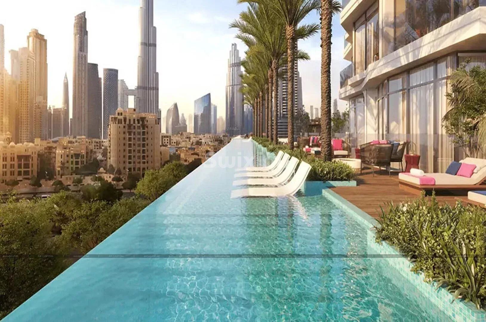 apartamento 1 sala para venda sobre Downtown Dubai