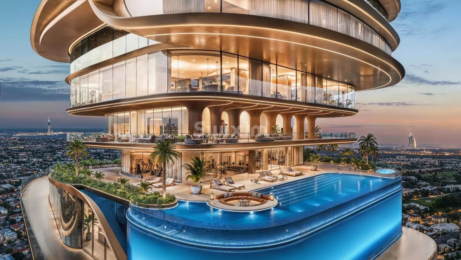 apartamento 1 sala en venta en Dubai