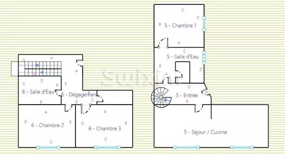 apartamento 4 Salas en venta en Paris 20ème (75020)