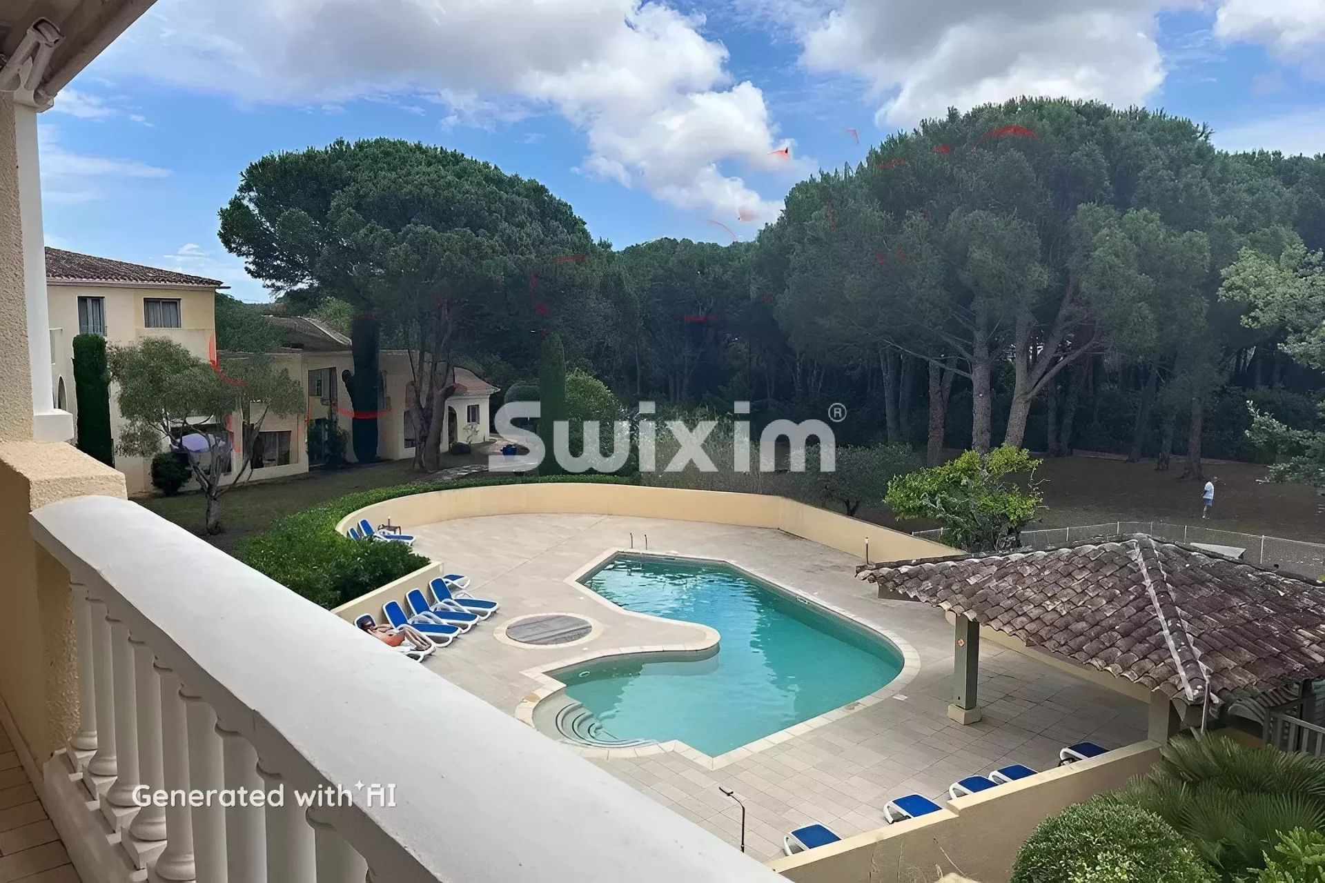 apartment 3 Rooms for sale on Gassin (83580)