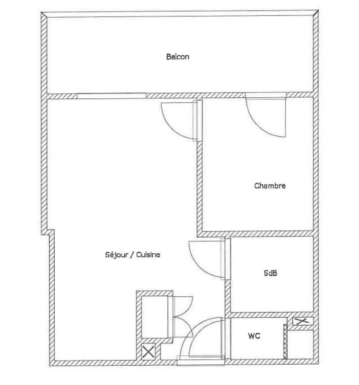 Vente Appartement Lacanau Ocean 2&nbsp;Pièces 25&nbsp;m²