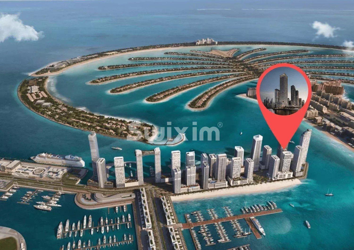 appartement 2 Pièces en vente sur Dubai