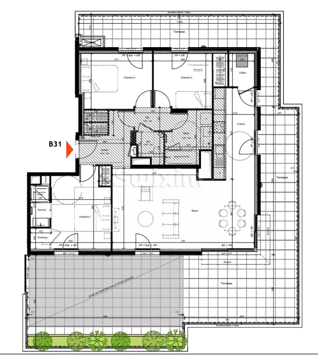 appartement 4 Pièces en vente sur Francheville (69340)