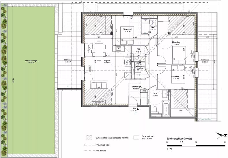 Vente Appartement Beaumont 4&nbsp;Pièces 87.9&nbsp;m²