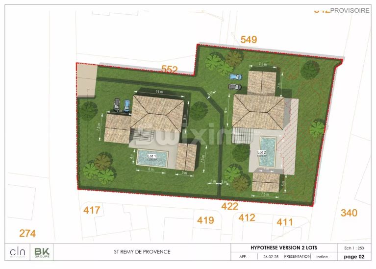 Verkauf Grundst&uuml;ck Saint-Rémy-de-Provence 1200&nbsp;m²