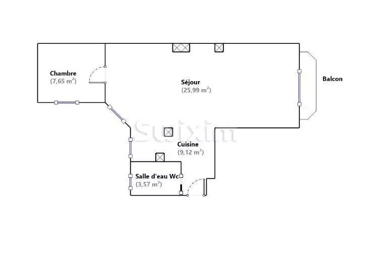 appartement 2 Pièces en vente sur Paris 19ème (75019)