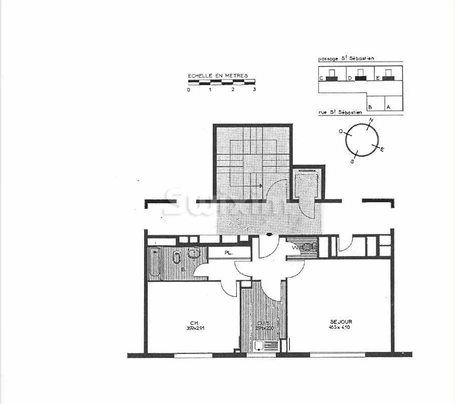 apartamento 2 Quartos para venda sobre Paris 11ème (75011)