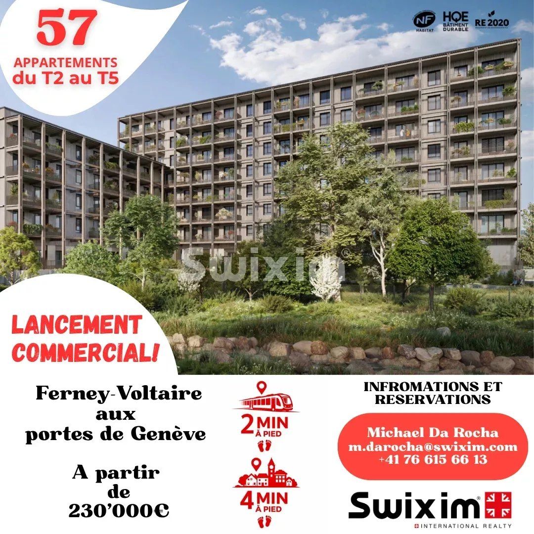 apartamento 4 Quartos para venda sobre Ferney-Voltaire (01210)