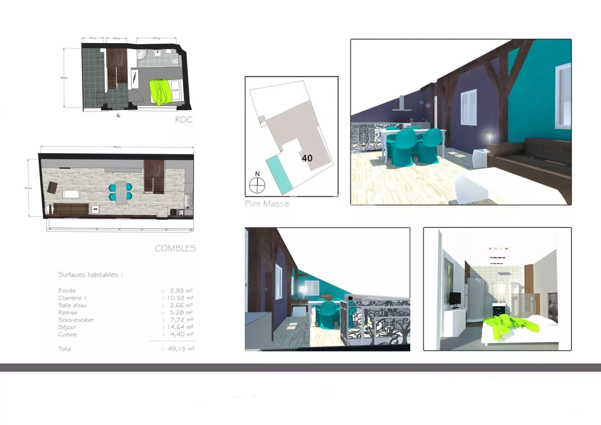 Venta Casa Hochfelden 2&nbsp;Salas 50&nbsp;m²