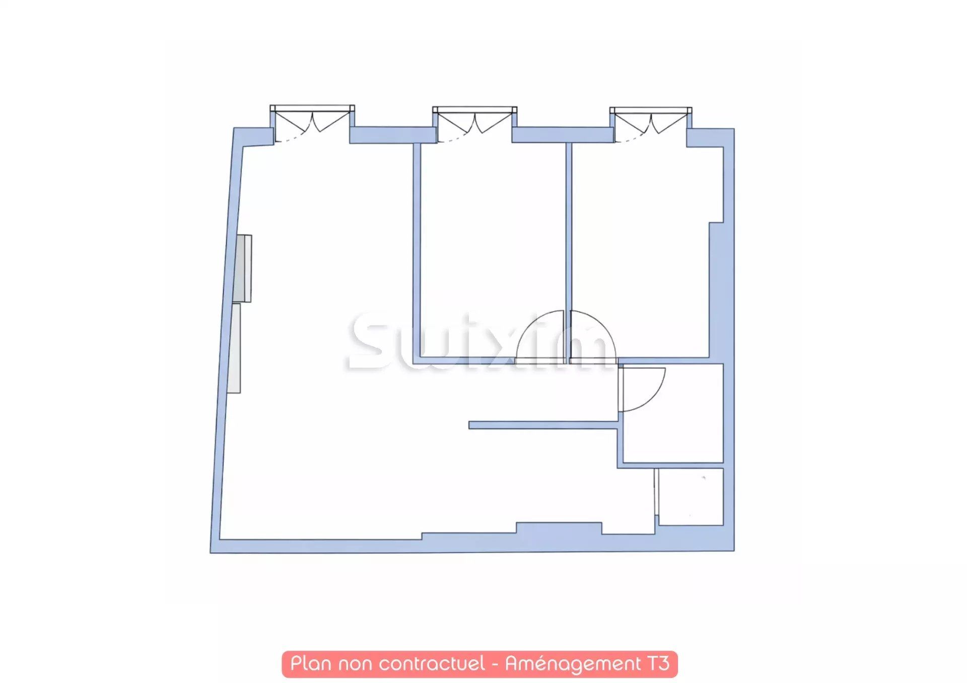 apartamento 3 Salas en venta en Lyon 2ème (69002)