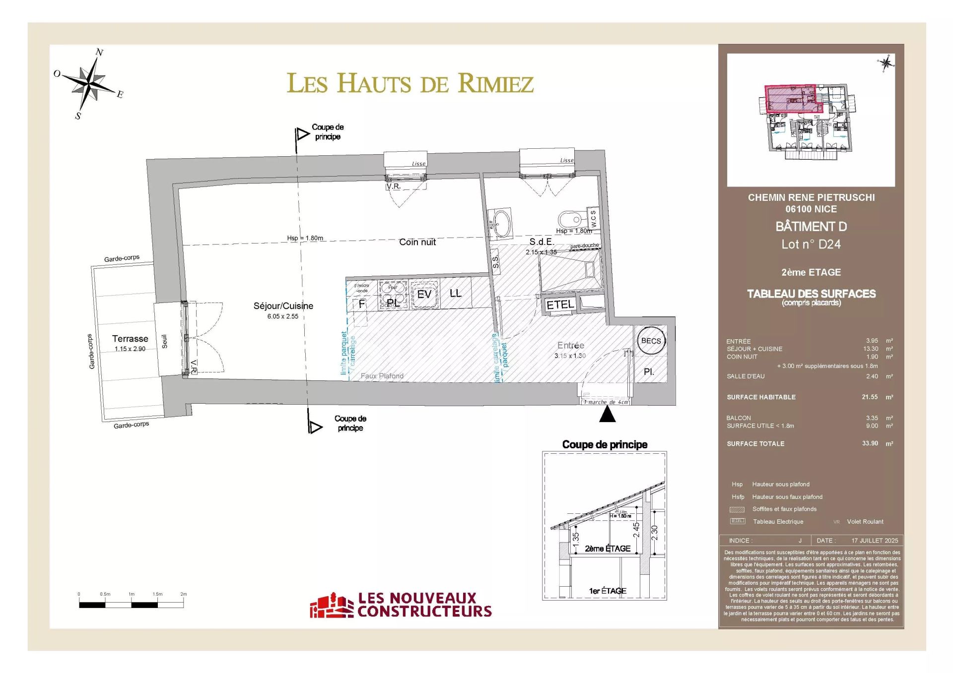 studio en vente sur Nice (06000)