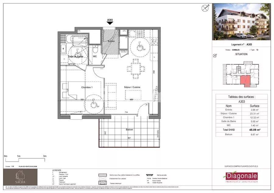 apartamento 2 Salas en venta en Perrignier (74550)