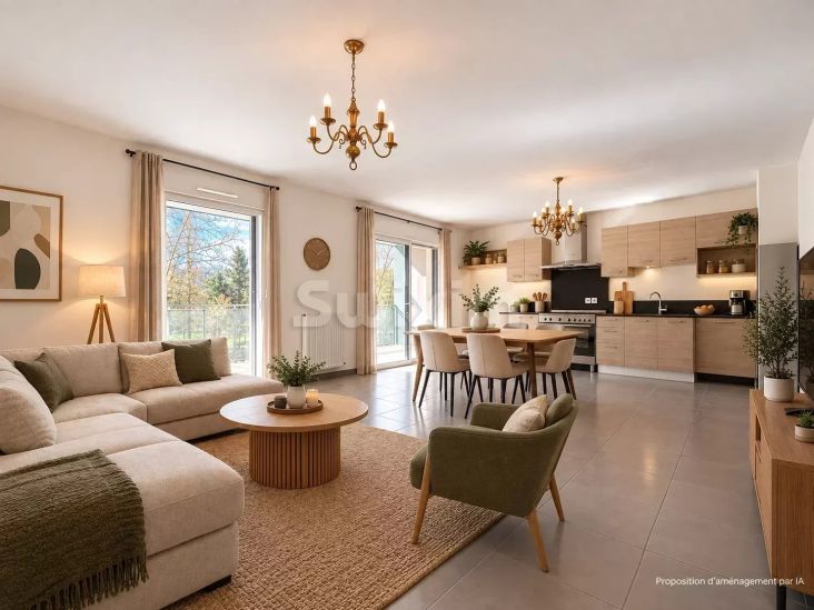Vente Appartement Chasse-sur-Rhône 4&nbsp;Pièces 90.09&nbsp;m²