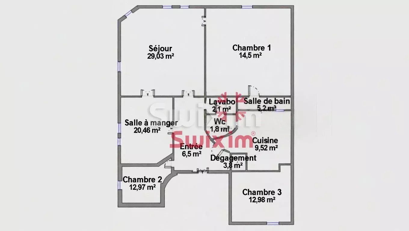 appartement 5 Pièces en vente sur Paris 11ème (75011)