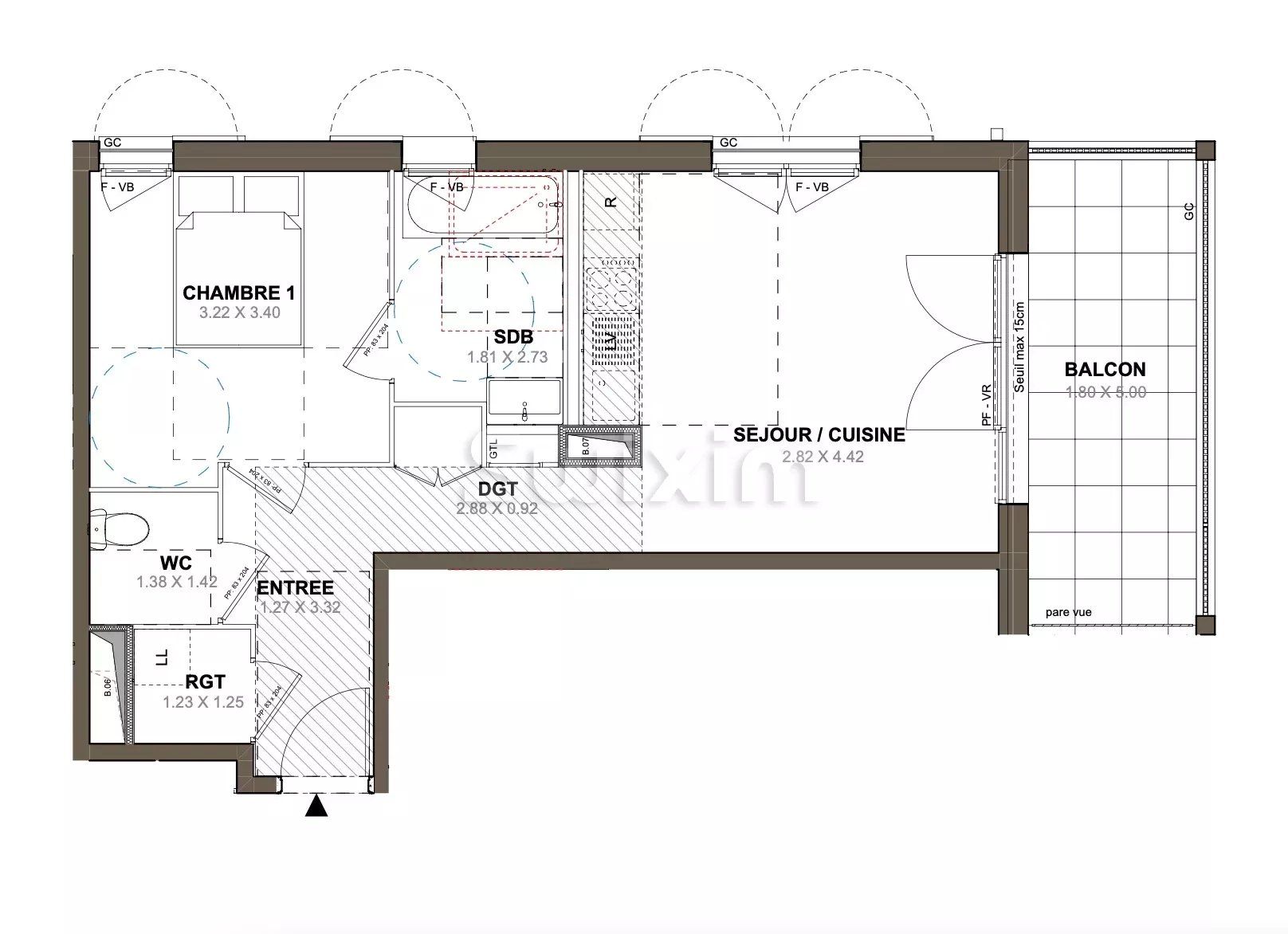 appartamento 2 Camere in vendita su Sain-Bel (69210)