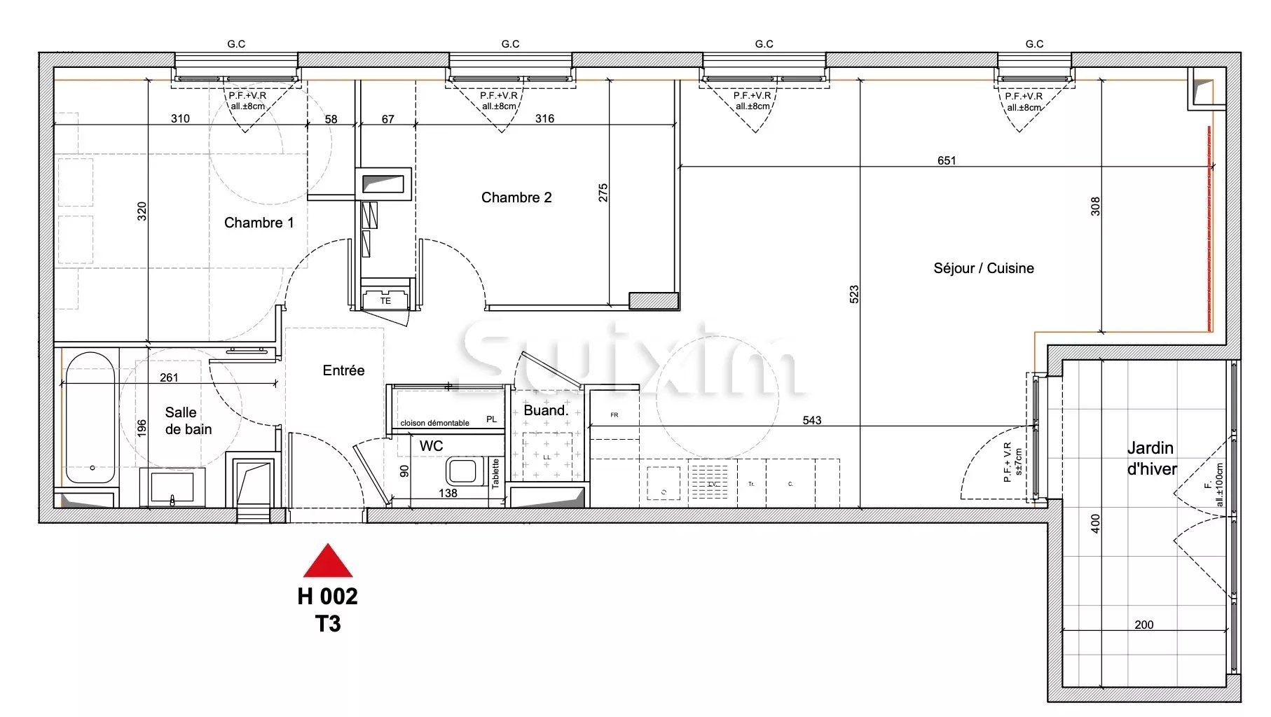 appartamento 3 Camere in vendita su Lyon 7ème (69007)