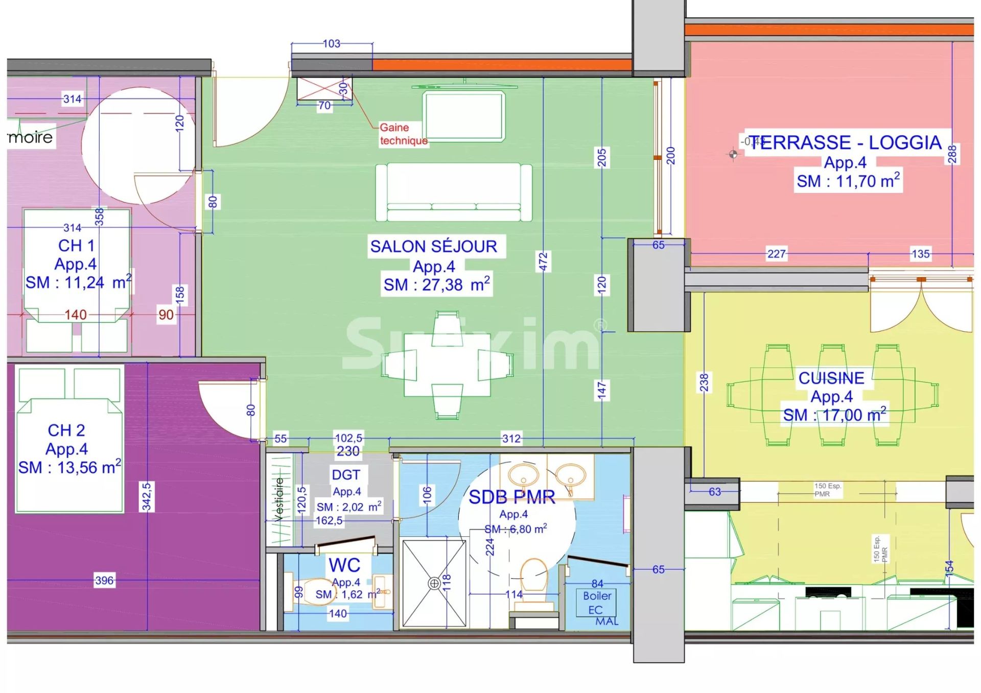 appartement 3 Pièces en vente sur Thannenkirch (68590)