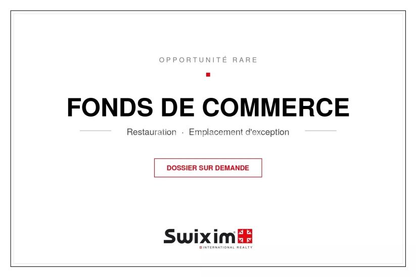 Vente Commerce Genève 4&nbsp;Pièces 145&nbsp;m²