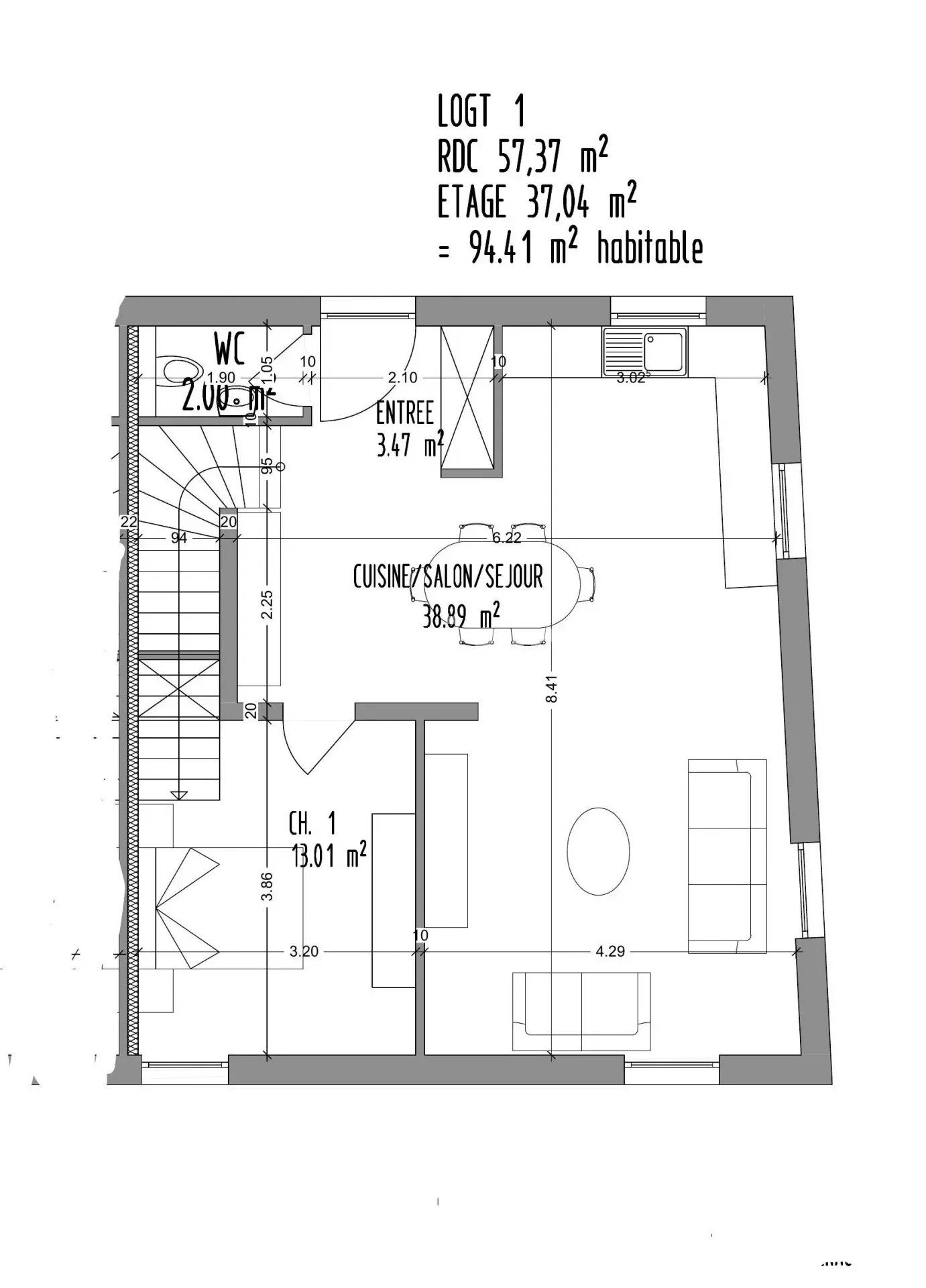 haus 5 Zimmer zum verkauf auf Oberhoffen-sur-Moder (67240)