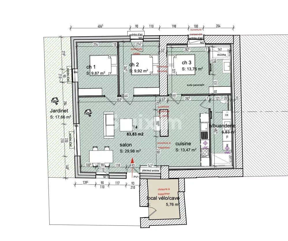 appartement 4 Pièces en vente sur Chilly (74270)